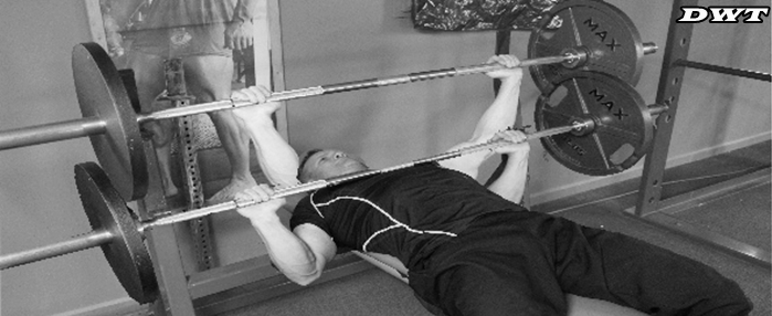 Flat barbell bench press