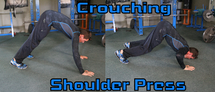 Crouching Shoulder Press