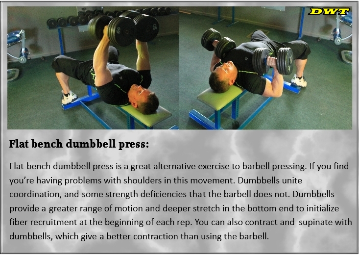 Rotational dumbbell presses