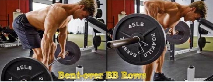 Intermediate bent over barbell row