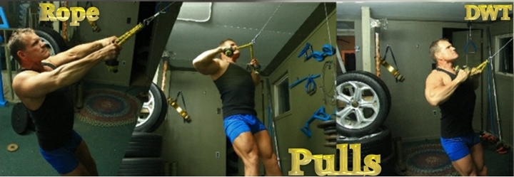 Intermediate rope pulls