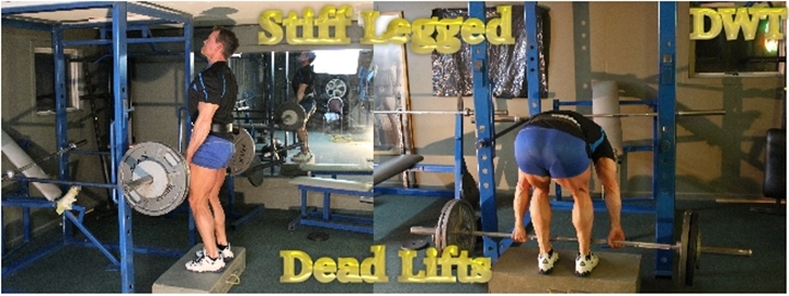 Intermediate barbell deadlifts