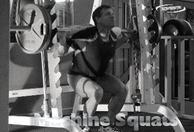Machine squats for beginners
