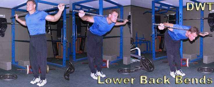 Lower back bar bends