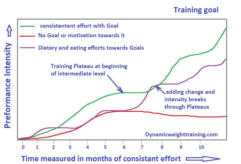 Training plateau chart