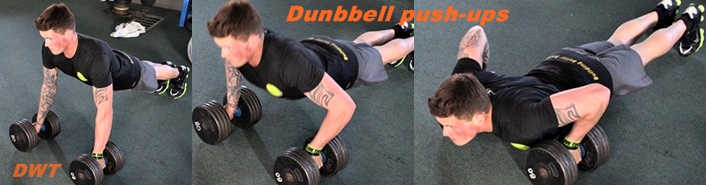 Dumbbell push-ups