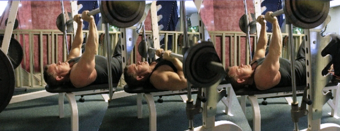 Narrow grip bench press