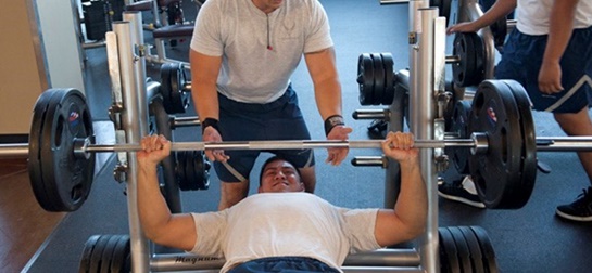 Barbell bench press