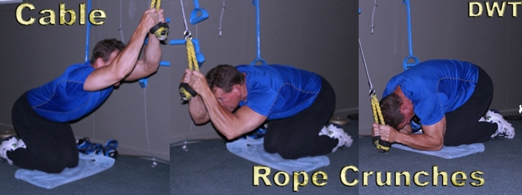 Cable crunches in your 50s