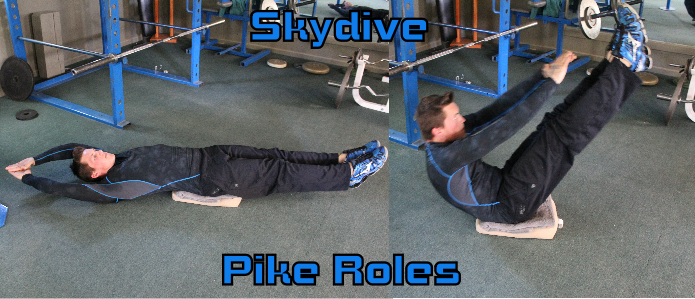 Skydive Pike Rolls